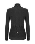 SANTINI Kolesarski dres z dolgimi rokavi zimski - COLORE PURO LADY - siva/črna
