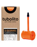 TUBOLITO zračnica - S-TUBO CX/GRAVEL BLACK - SV42 - oranžna