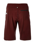 SANTINI Kolesarske kratke hlače brez naramnic - FULCRO - bordo