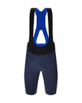 SANTINI Kolesarske kratke hlače z naramnicami - REDUX SPEED - modra