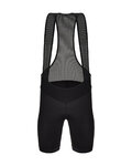 SANTINI Kolesarske kratke hlače z naramnicami - OMNIA - črna