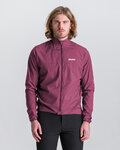 SANTINI Kolesarska  vetru odporna jakna - VENTUS - bordo