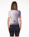 SANTINI Kolesarski dres s kratkimi rokavi - PAWS FORMA - vijolična