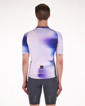 SANTINI Kolesarski dres s kratkimi rokavi - OMBRA - vijolična