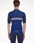 SANTINI Kolesarski dres s kratkimi rokavi - ECO SLEEK NEW BENGAL  - modra