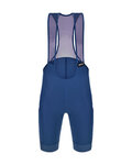 SANTINI Kolesarske kratke hlače z naramnicami - RTR - modra