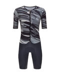 SANTINI Kolesarski kombinezon - MADSS V2 - črna/siva