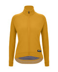 SANTINI Kolesarski dres z dolgimi rokavi zimski - RTR - rumena