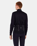 SANTINI Kolesarska  podaljšana jakna - WINDBLOCK - črna