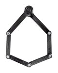 KRYPTONITE ključavnica za kolo - KEEPER 585 FOLDABLE LOCK - črna