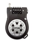 KRYPTONITE ključavnica za kolo - R2 RETRACTOR COMBO CABLE - črna