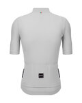 SANTINI Kolesarski dres s kratkimi rokavi - SENSATION - bela