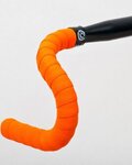 BIKERIBBON trak za krmilo - CORK GEL - oranžna
