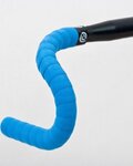 BIKERIBBON trak za krmilo - CORK GEL - modra