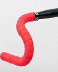 BIKERIBBON trak za krmilo - CORK GEL - rdeča