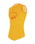 SANTINI Kolesarska  majica brez rokavov - UCI EYES - oranžna