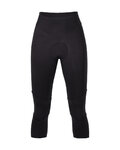 SANTINI Kolesarske 3/4 hlače brez naramnic - KICK OFF - črna
