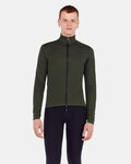 SANTINI Kolesarska  podaljšana jakna - POWER SHIELD - zelena