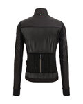 SANTINI Kolesarska  vetru odporna jakna - REDUX LITE  - črna