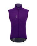 SANTINI Kolesarski brezrokavnik - MAGIC RAIN - vijolična