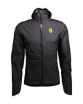 SCOTT nepremočljiva jakna - RC RUN WP - črna/rumena