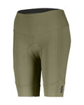 SCOTT Kolesarske kratke hlače brez naramnic - ENDURANCE 10 +++ W - zelena