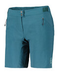 SCOTT Kolesarske kratke hlače brez naramnic - ENDURANCE LS/FIT W/PAD W - modra