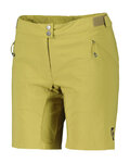 SCOTT Kolesarske kratke hlače brez naramnic - ENDURANCE LS/FIT W/PAD W - svetlo zelena