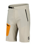 SCOTT Kolesarske kratke hlače brez naramnic - EXPLORAIR LIGHT - siva/oranžna
