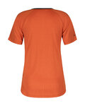 SCOTT Kolesarski dres s kratkimi rokavi - TRAIL VERTIC W - oranžna