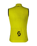 SCOTT Kolesarski dres brez rokavov - PRO - rumena