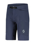 SCOTT Kolesarske kratke hlače brez naramnic - EXPLORAIR TECH - modra