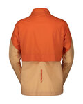 SCOTT Kolesarska  vetru odporna jakna - ENDURANCE ANORAK WB W - oranžna/bež