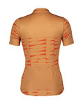 SCOTT Kolesarski dres s kratkimi rokavi - ENDURANCE 20 - oranžna