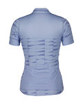 SCOTT Kolesarski dres s kratkimi rokavi - ENDURANCE 20 - svetlo modra