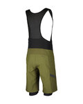SCOTT Kolesarske kratke hlače z naramnicami - GRAVEL HYBRID +++ - zelena/črna