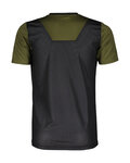 SCOTT Kolesarski dres s kratkimi rokavi - TRAIL VERTIC 10 SS JR - črna/zelena