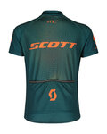 SCOTT Kolesarski dres s kratkimi rokavi - RC JERSEY - zelena