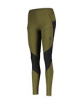 SCOTT Kolesarske dolge hlače brez naramnic - EXPLORAIR FULL W - zelena/črna