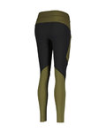 SCOTT Kolesarske dolge hlače brez naramnic - EXPLORAIR FULL W - zelena/črna
