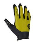 SCOTT Kolesarske  rokavice z dolgimi prsti - TRACTION - rumena/črna