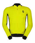 SCOTT Kolesarska  vetru odporna jakna - RC PRO WARM GTX WS - rumena/črna