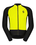 SCOTT Kolesarska  vetru odporna jakna - RC PRO WARM HYBRID GTX WS - črna/rumena