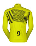 SCOTT Kolesarski dres z dolgimi rokavi zimski - TEAM WARM GRAPHICS - rumena
