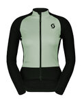 SCOTT Kolesarska  vetru odporna jakna - RC PRO WARM HYBRID GTX WS W - črna/zelena