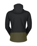 SCOTT Kolesarska  vetru odporna jakna - EXPLORAIR SOFTSHELL SL - črna/zelena
