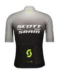 SCOTT Kolesarski dres s kratkimi rokavi - SRAM PRO - črna/bela