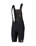 SCOTT Kolesarske kratke hlače z naramnicami - SRAM PRO +++ - črna/bela