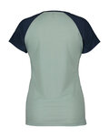 SCOTT Kolesarska  majica s kratkimi rokavi - DEFINED MERINO SS W - modra/zelena