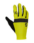 SCOTT Kolesarske  rokavice z dolgimi prsti - RC PRO LF - rumena/črna